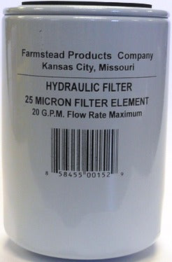 Hydraulic Filters - 25 Micron Filter Element, #08172